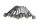 Bulloni della testata del cilindro coperchio valvole Kawasaki GPZ 750 R ZX750G 85-86