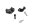 Collier de guidon, bloc de serrage, vis, support de guidon Kawasaki ZR 7S ZR750F H 01-04