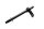 Gearshift lever shaft, gearshift shaft, gear linkage, gearbox KTM Duke 690 690DUKE 08-09