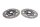 Front drilled brake discs, pair, 4.7mm thick Kawasaki ZX-9R ZX900B 94-97