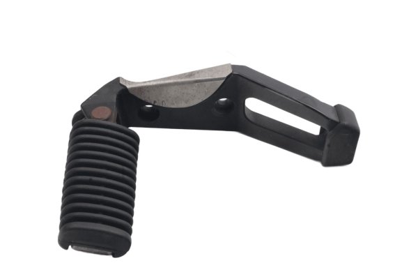 Rear left passenger footrest assembly, rubber mount BMW R 1100 GS 259 0409 93-99