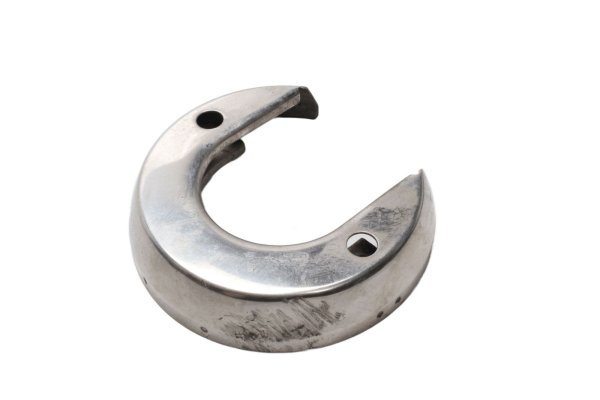 Auspuffblende Endtopf Hitzeschutz Abdeckung rund Kawasaki ZR 7S ZR750F H 01-04