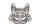 Kofferträger Gepäckträger hinten oben Halter BMW R 1150 GS R21 0415 99-04