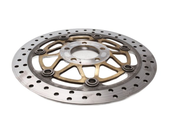 Front drilled brake disc, 4mm brake disc ring Kawasaki ZR 7S ZR750F H 01-04