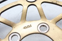 Front drilled brake disc, 4mm brake disc ring Kawasaki ZR 7S ZR750F H 01-04