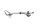 Bremshebel hinten Fußbremse Pedal Aufnahme BMW R 1150 GS R21 0415 99-04