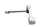 Styrehoved nederste gaffelbro styrerør lejesæde KTM Duke 690 690DUKE/12 12-13