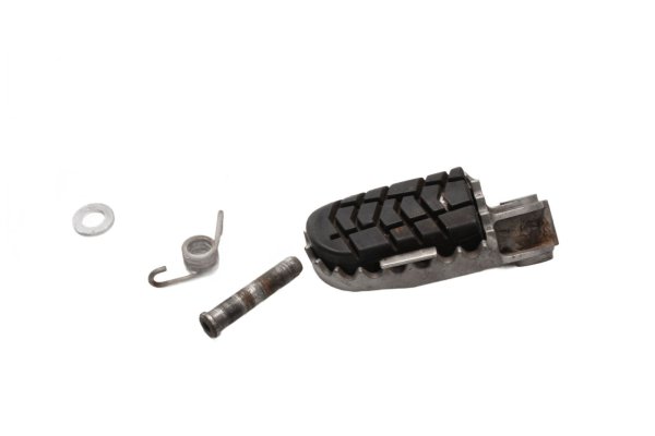 Front left footrest, rider attachment, rubber spring, bolt KTM Duke 690 690DUKE 08-09
