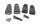 Monteringssats för vindrutehållare, vindrutehållare BMW R 1150 GS R21 0415 99-04
