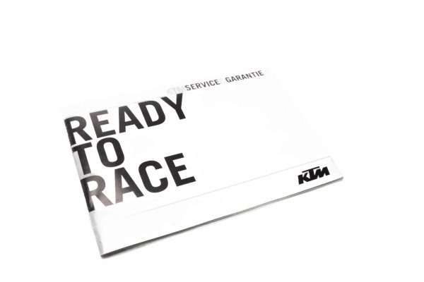 Service booklet, warranty booklet, operating instructions, manual KTM Duke 690 690DUKE 08-09