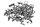 Schraubenset Verschraubung Muttern Spreizringe BMW R 1150 GS R21 0415 99-04