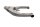 Swingarm, front axle, front fork arm, axle mount BMW R 1100 GS 259 0409 93-99