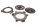 Kopplingssats tryckplatta driven platta BMW R 1150 GS R21 0415 99-04