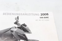 Operating instructions 3211248de KTM Duke 690 690DUKE 08-09
