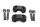 Handlebar clamps, clamping blocks, clamping brackets, triple clamps BMW R 1100 GS 259 0409 93-99