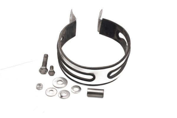 Udstødningsbeslag i rustfrit stål, klemme, montering BMW R 1150 GS R21 0415 99-04