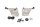 Windshield bracket mounting kit with rubber bushings BMW R 1100 GS 259 0409 93-99
