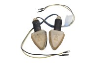 Front turn signal set, accessory indicator triangle, yellow BMW R 1100 GS 259 0409 93-99