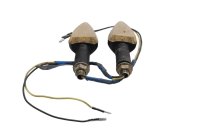 Front turn signal set, accessory indicator triangle, yellow BMW R 1100 GS 259 0409 93-99