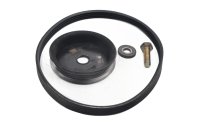 Ribbed belt, idler pulley, V-ribbed belt, drive BMW R...