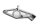 Soporte del reposapiés, placa de transporte, delantero izquierdo, soporte BMW R 1150 GS R21 0415 99-04