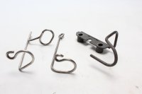Brake line guide holder clips rubbers right Kawasaki ZR 7S ZR750F H 01-04