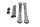Rear shock absorber lever linkage tie rod Kawasaki ZX-6R Ninja ZX600G 98-99