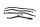 Remleiding, remslangenset, hydraulisch Kawasaki ZX-6R Ninja ZX600G 98-99