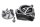 Koeling van de waaiermotor in het waterpomphuis Kawasaki ZX-6R Ninja ZX600G 98-99