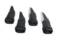LED Blinker Set Rauchglas Kurz Universal links Motorrad Zubehör universell