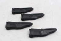 LED Blinker Set Rauchglas Kurz Universal links Motorrad Zubehör universell