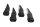 LED Blinker Set Rauchglas Kurz Universal links Motorrad Zubehör universell