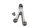 Rear left footrest bracket Kawasaki ZX-6R Ninja ZX600G 98-99