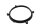 Front engine cover ring, gasket holder Moto Guzzi California III VW 87-93