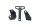 Kit di montaggio, maschera faro, parabrezza, universale Yamaha Tracer 9 900 A GT 26-26