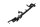 Subframe support bottom left antler Moto Guzzi California III VW 87-93