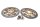 Front brake disc set, drilled 4.7mm Kawasaki ZX-6R Ninja ZX600G 98-99