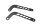 Auspuffhalter Set links rechts Befestigung Auspuffhalterung Triumph universell