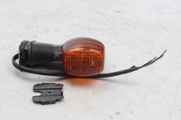 Front left turn signal, orange housing Kawasaki ZX-6R Ninja ZX600G 98-99
