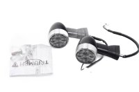 LED Blinker Set hinten links rechts Universal schwarz silber Triumph universell