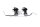 LED Blinker Set hinten links rechts Universal schwarz silber Triumph universell