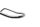 Front fender brackets, splash guards Moto Guzzi California III VW 87-93