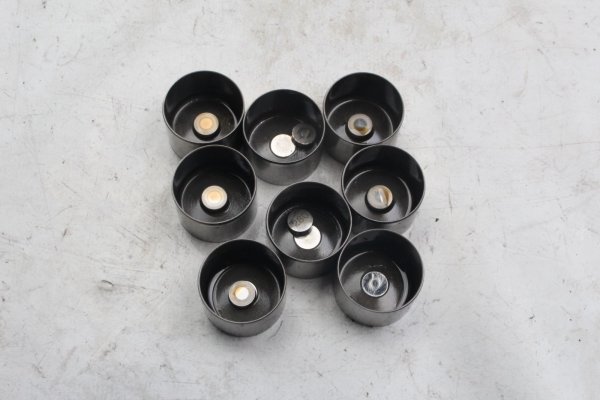 Klepstoter, klepspeling, uitlaatklepshim Kawasaki ZX-6R Ninja ZX600G 98-99
