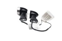 LED Blinker Set hinten links rechts schwarz silber Triumph universell