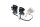 LED Blinker Set hinten links rechts schwarz silber Triumph universell