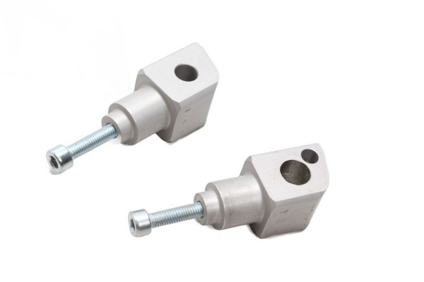 Fußrastenhalter Trägerplatte Set Adapter universal Motorrad Zubehör universell