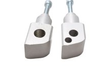 Fußrastenhalter Trägerplatte Set Adapter universal Motorrad Zubehör universell