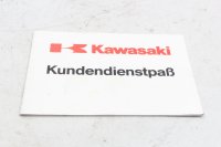 Asiakaspalvelupassi, huoltokirja, huoltovihko Kawasaki ZX-6R Ninja ZX600G 98-99