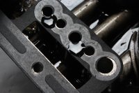 Carterpan, oliefilterhuis, koelribben, motor Moto Guzzi California III VW 87-93