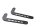 Auspuffhalter Set links rechts schwarz Lochung Halter Triumph universell